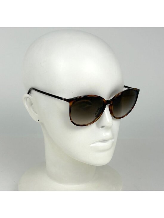 Chanel CC Logo Sunglasses Gradient Eyewear Demi Pattern Acetate Brown